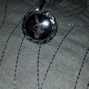 Beautiful Sterling silver Goddess necklace/broach.